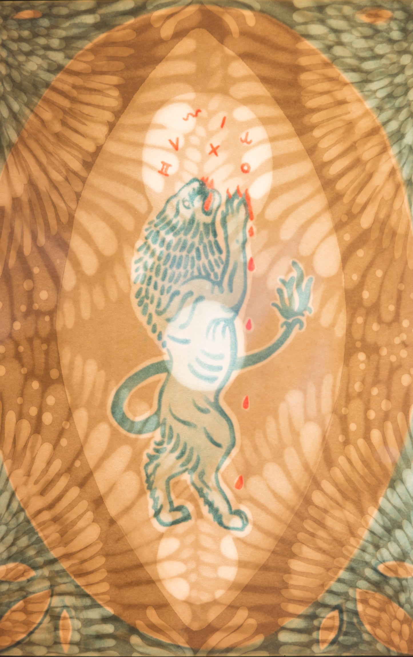 Green lion